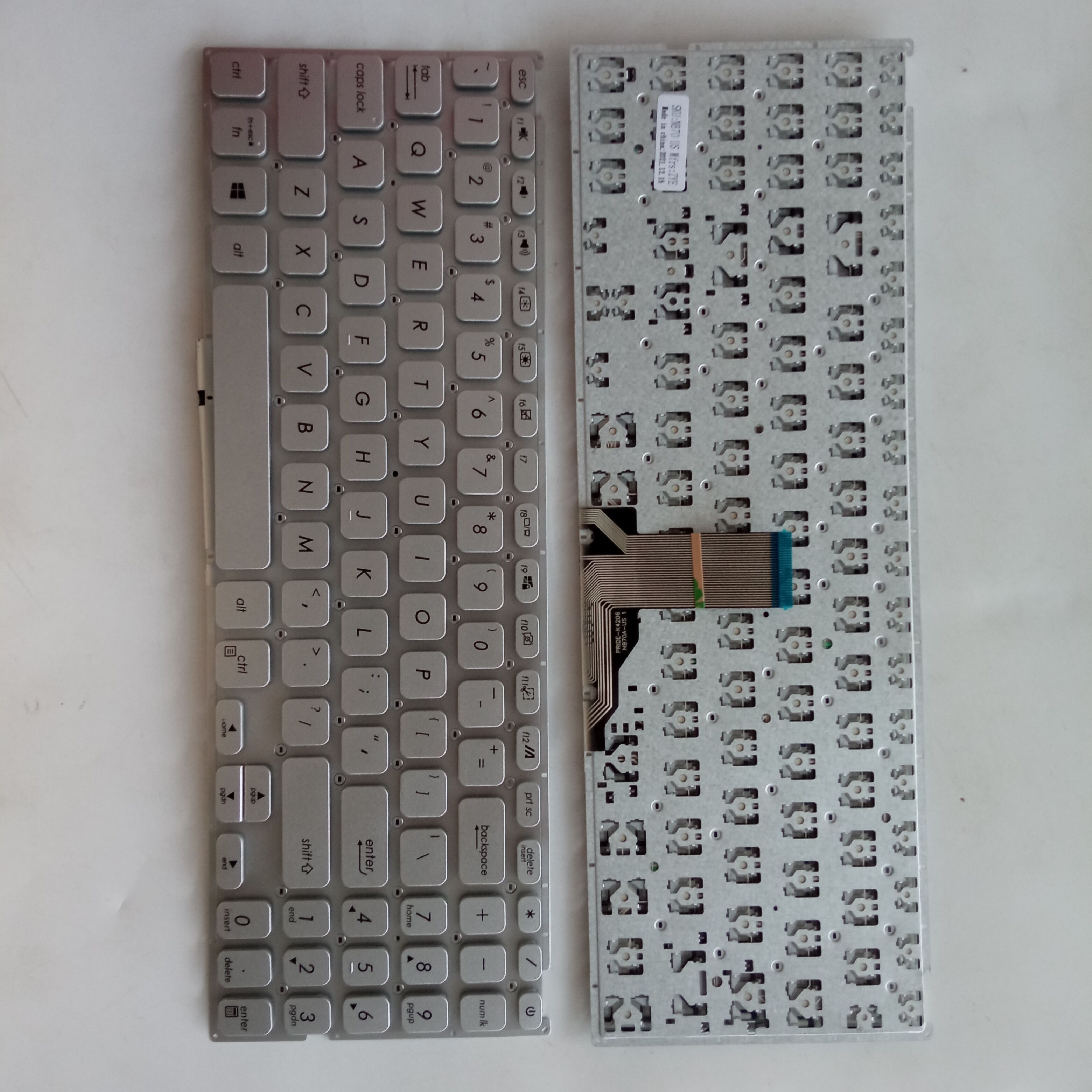 Picture of New Replacement Laptop Keyboard For ASUS X509 SILVER (OEM) US Layout
